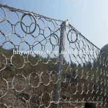 factory produce rock fall netting hot dipped galvanized rockfall barrier